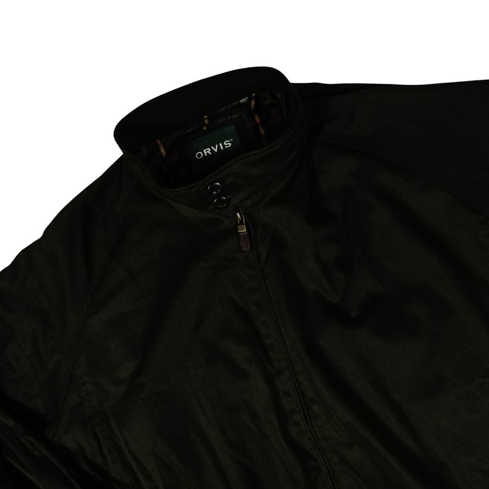 Orvis Cotton Zip Jacket Flannel Lined Outdoor Camping Farm Warm Mens XXL